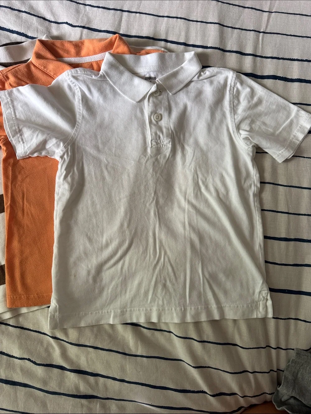 GAP Boys Polo Pack in Brown, Orange, White, Gray